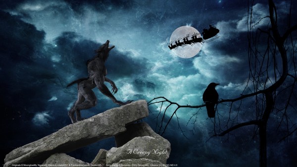 A Creepy Night A037. Raven.